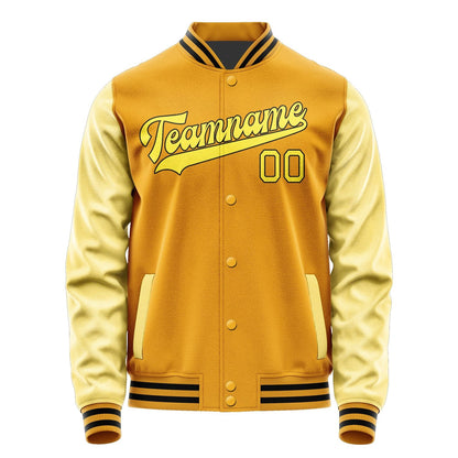 Custom Yellow Light Yellow Jacket JA1919261917B31726