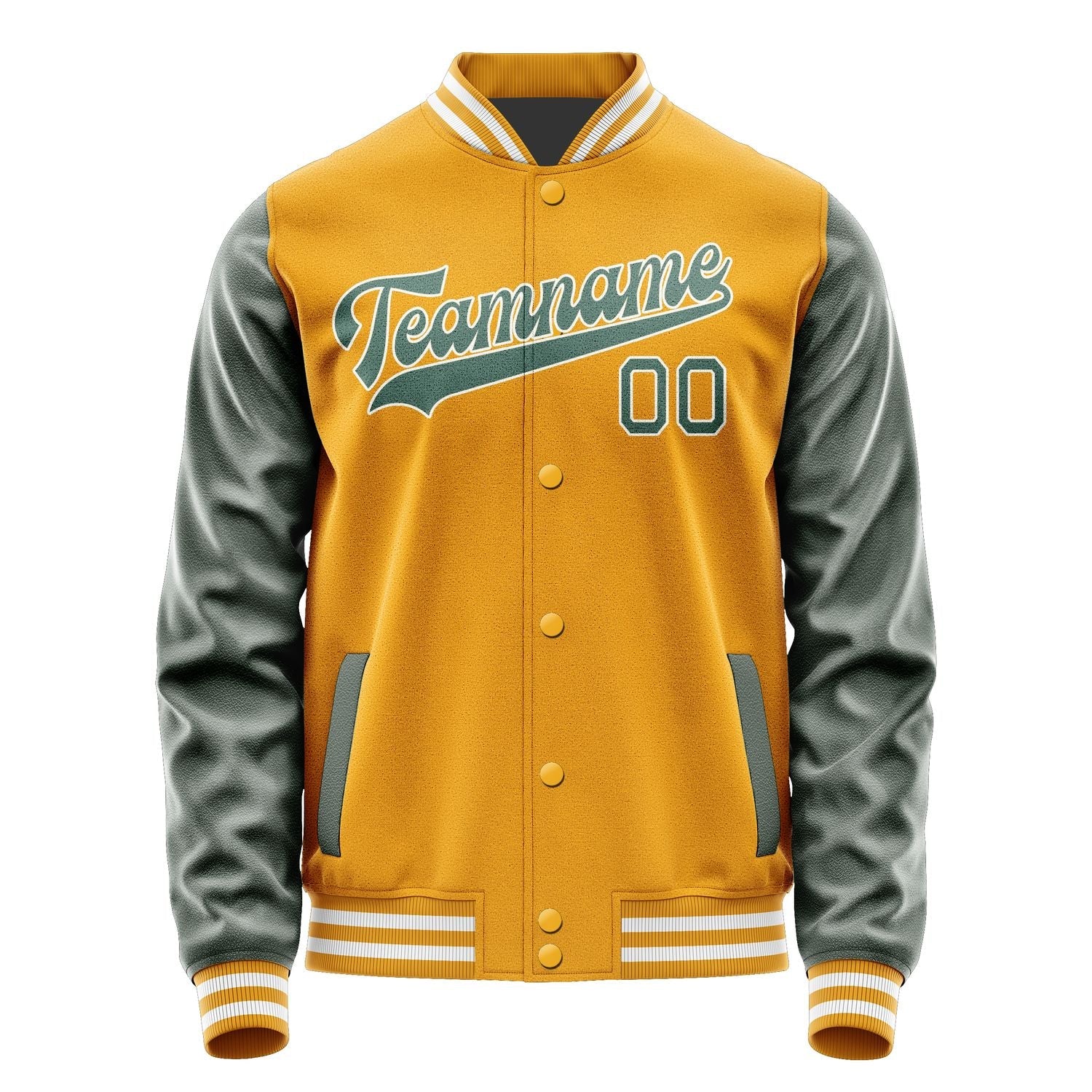 Custom Yellow Blue Green Jacket JA1919271918B31827