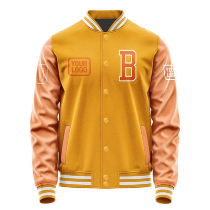 Custom Yellow Orange Jacket JA191928191818282818
