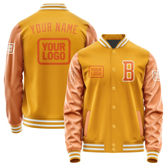 Custom Yellow Orange Jacket JA191928191818282818