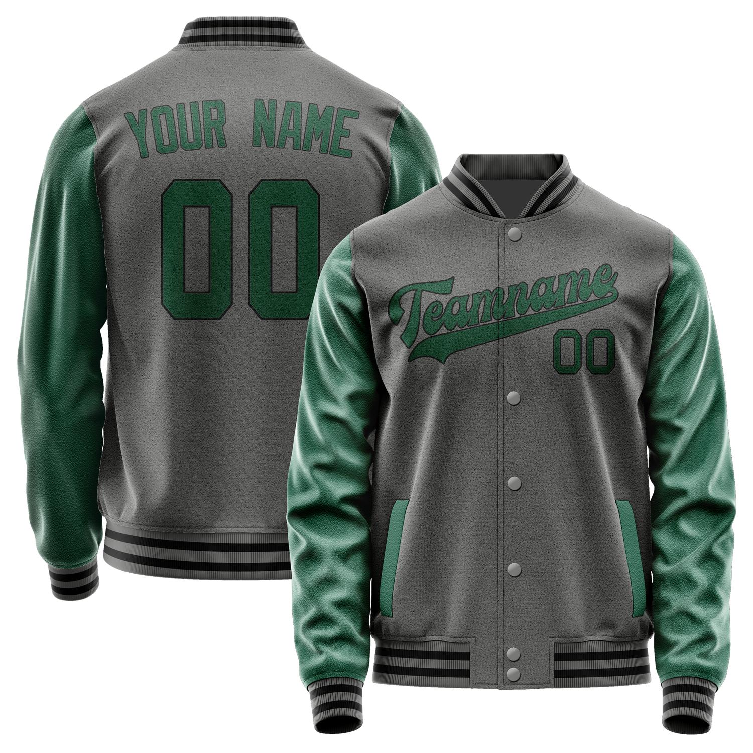 Custom Dark Grey Green Jacket JA2020052017B31705