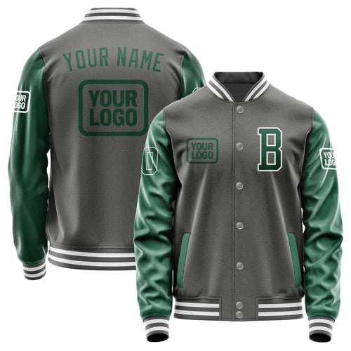 Custom Dark Grey Green Jacket JA202005201818050518
