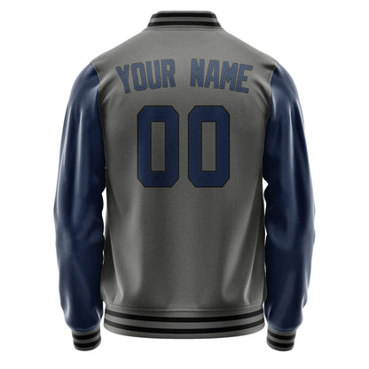 Custom Dark Grey Blue Jacket JA2020102017B31710