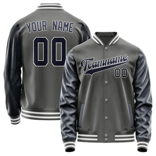 Custom Dark Grey Navy Jacket JA2020112018B31811