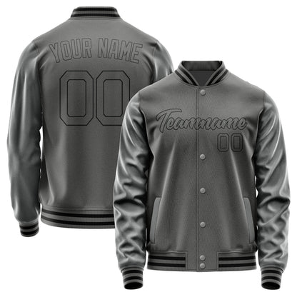 Custom Dark Grey Dark Grey Jacket JA2020202017B21720
