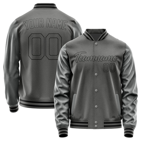 Custom Dark Grey Dark Grey Jacket JA2020202017B21720