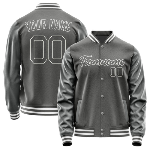 Custom Dark Grey Dark Grey Jacket JA2020202018B21820