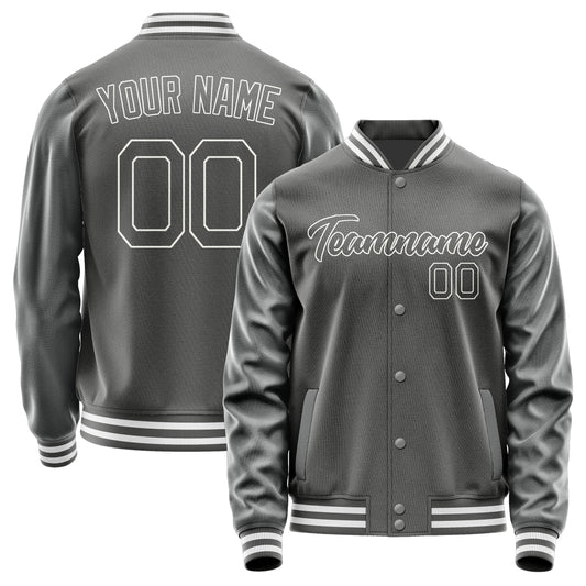 Custom Dark Grey Dark Grey Jacket JA2020202018B21820
