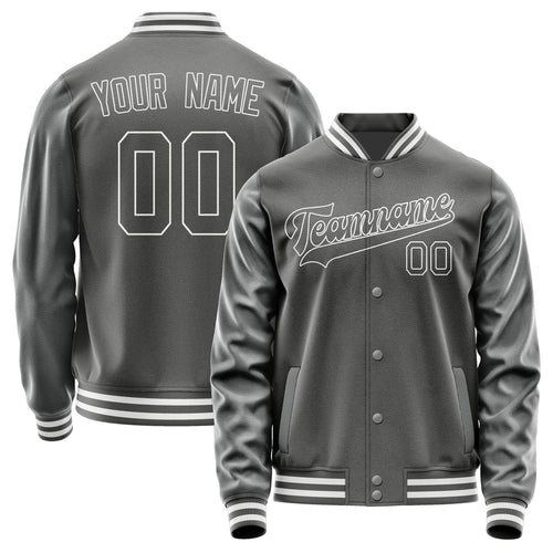 Custom Dark Grey Dark Grey Jacket JA2020202018B31820