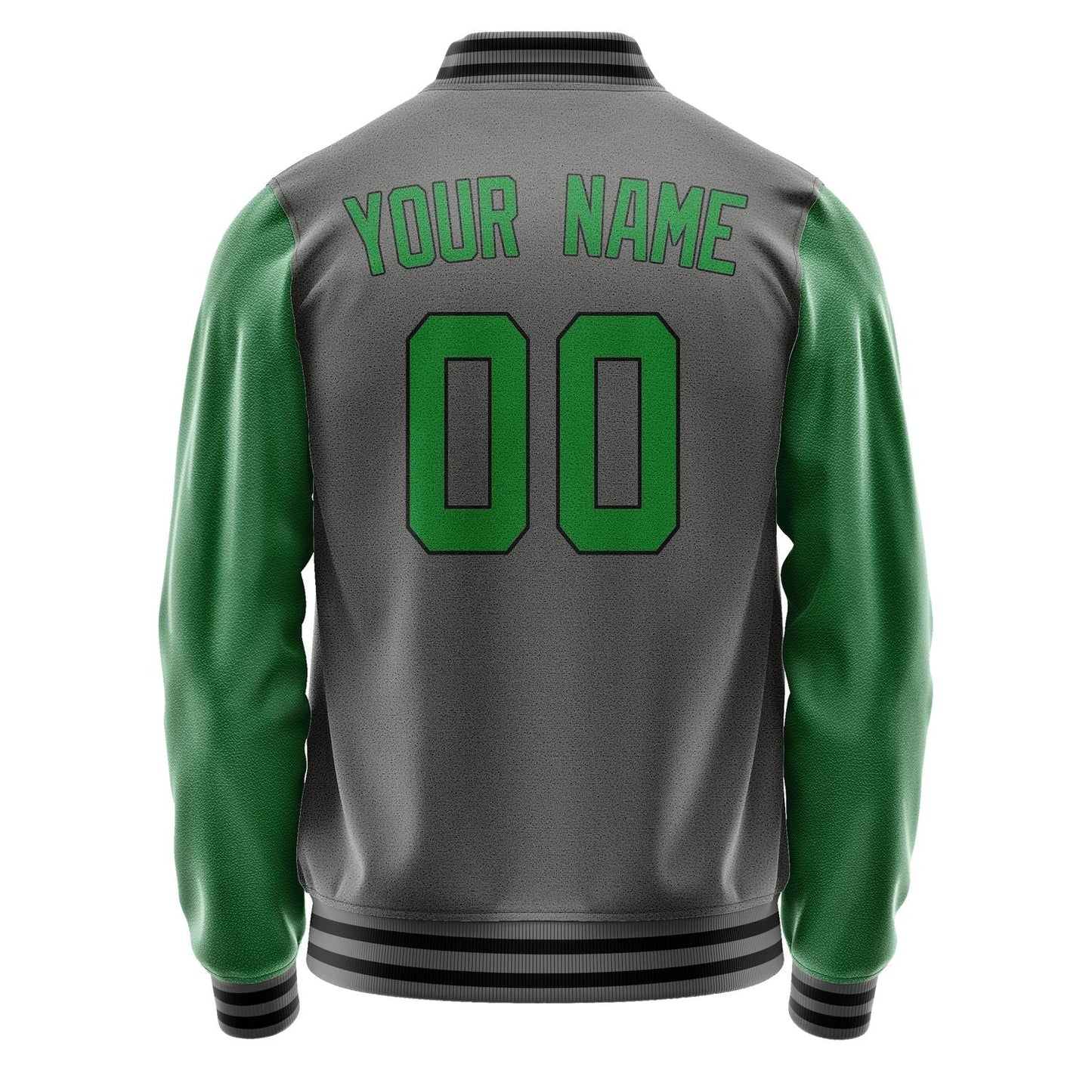 Custom Dark Grey Emerald Green Jacket JA2020242017B31724