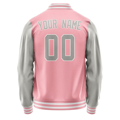 Custom Light Pink Gray Jacket JA2121042118B31804