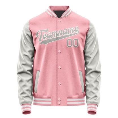 Custom Light Pink Gray Jacket JA2121042118B31804