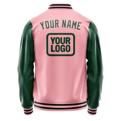 Custom Light Pink Green Jacket JA212105211717050517