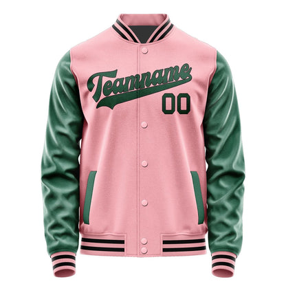 Custom Light Pink Green Jacket JA2121052117B31705