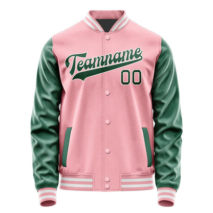 Custom Light Pink Green Jacket JA2121052118B31805