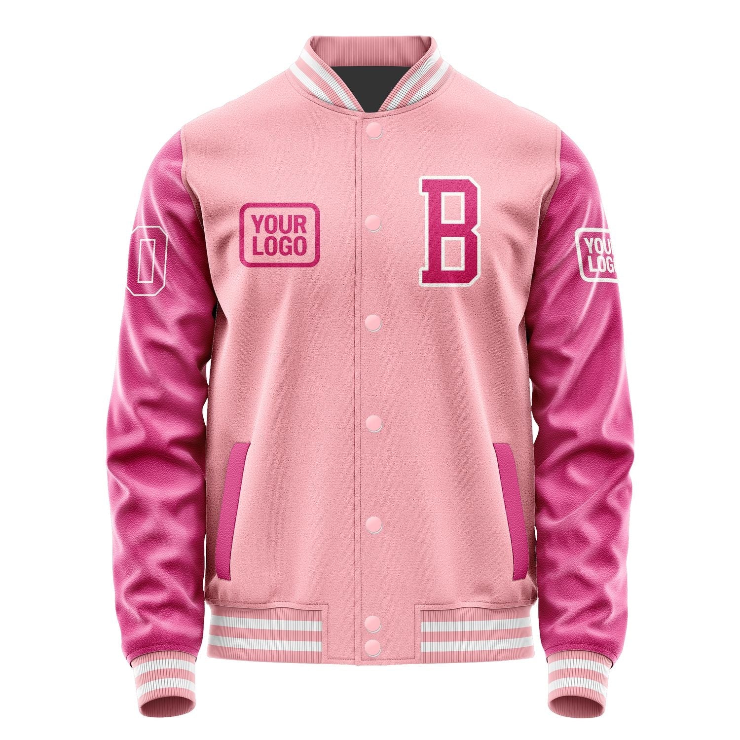 Custom Light Pink Pink Jacket JA212113211818131318