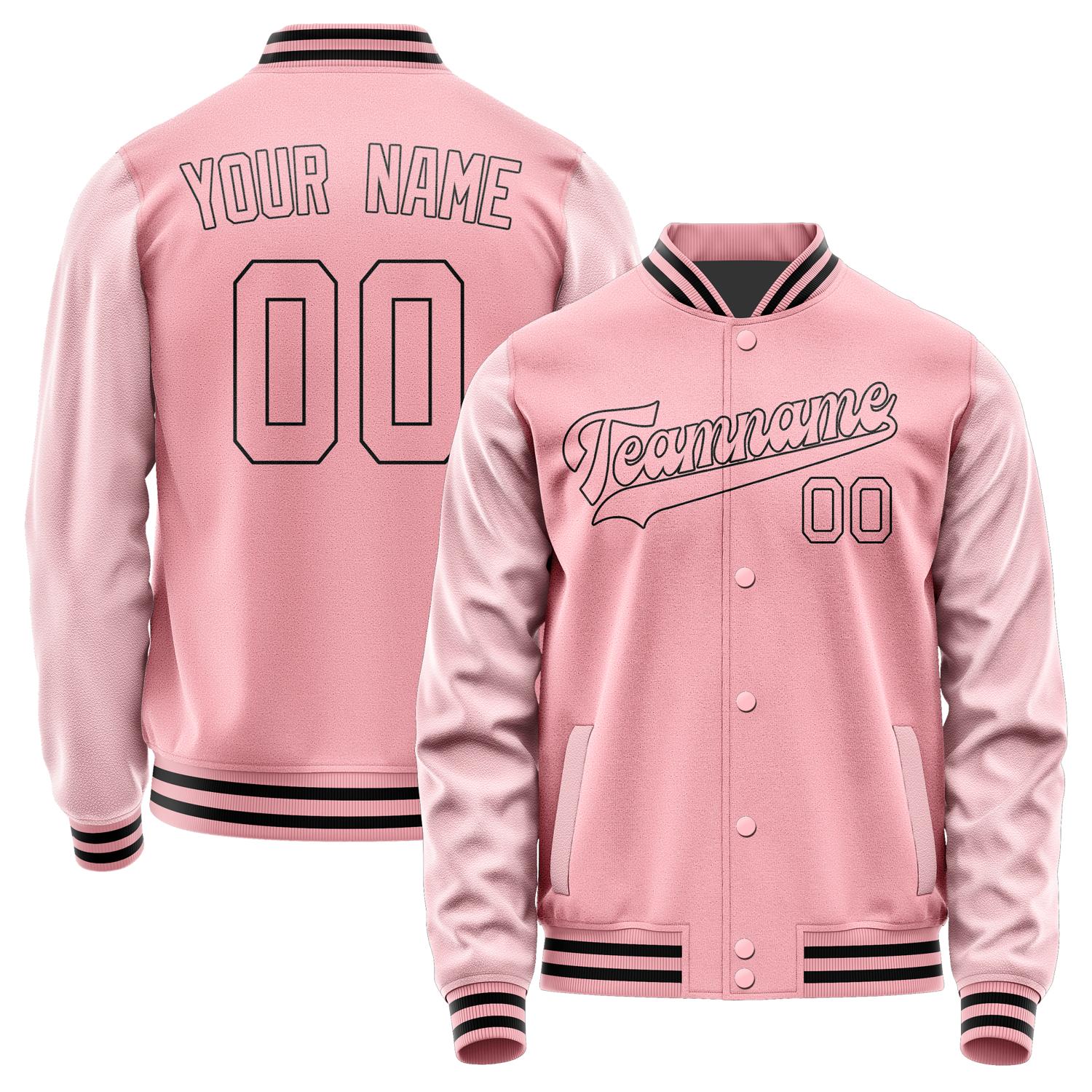 Custom Light Pink Light Pink Jacket JA2121212117B31721