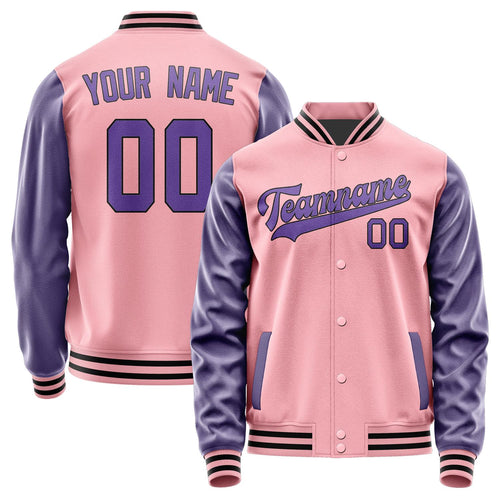 Custom Light Pink Light Purple Jacket JA2121232117B31723