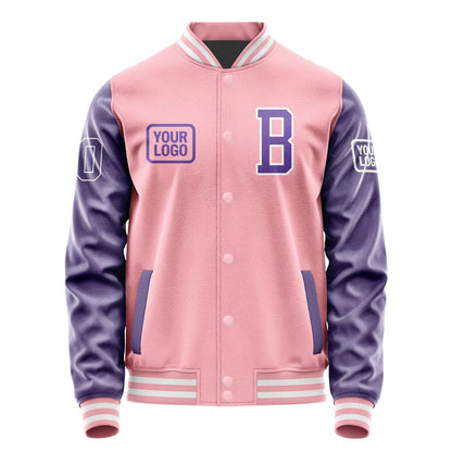 Custom Light Pink Light Purple Jacket JA212123211818232318