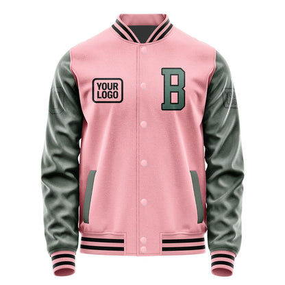 Custom Light Pink Blue Green Jacket JA212127211717272717