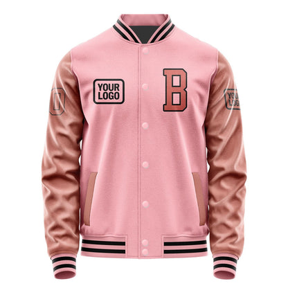 Custom Light Pink Copper Rose Jacket JA212129211717292917