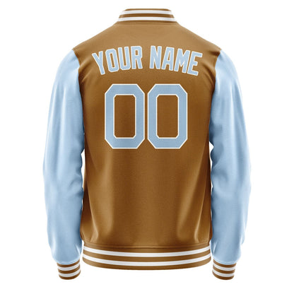 Custom Khaki Light Blue Jacket JA2222082218B21808