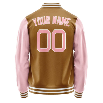 Custom Khaki Light Pink Jacket JA2222212218B21821