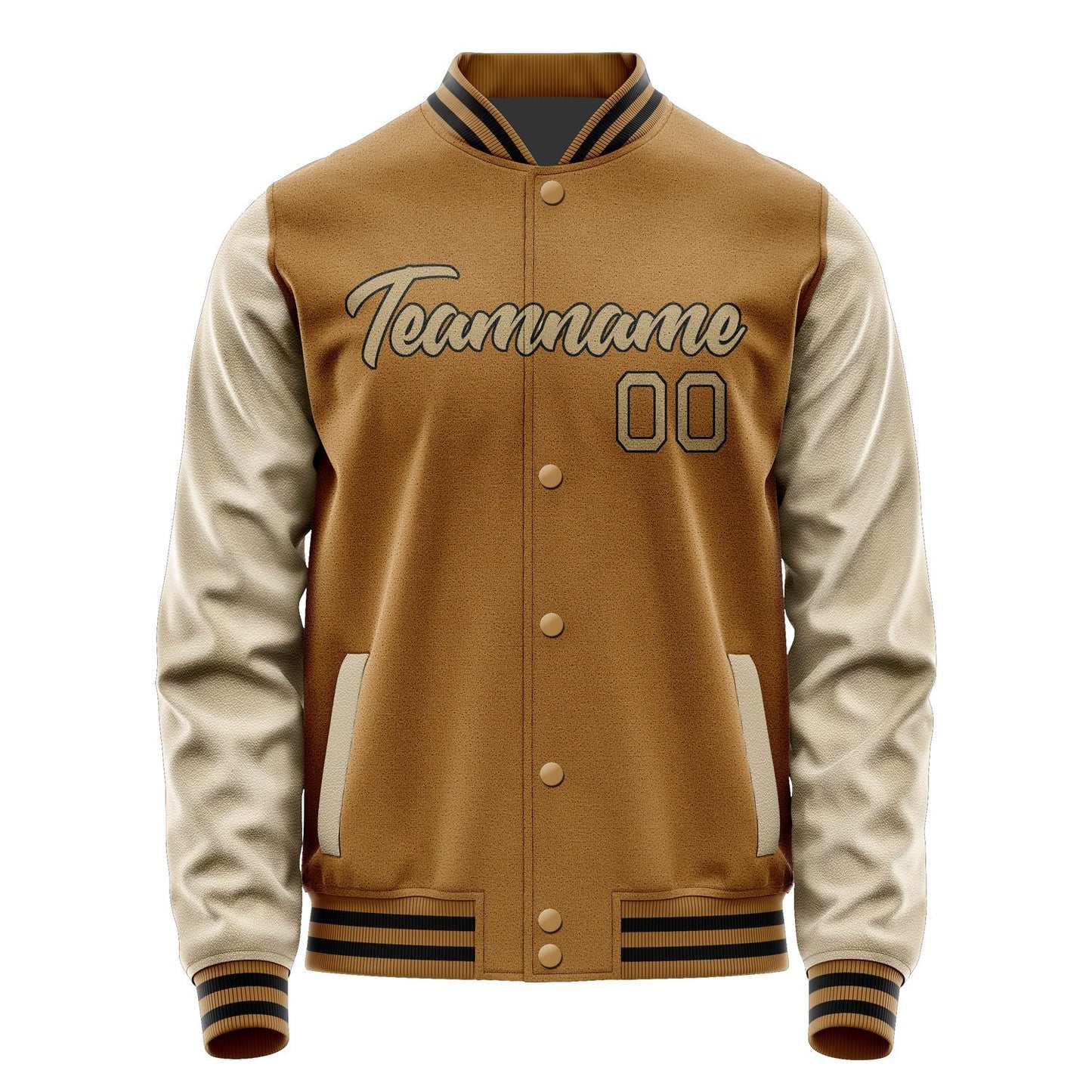 Custom Khaki Light Khaki Jacket JA2222252217B21725