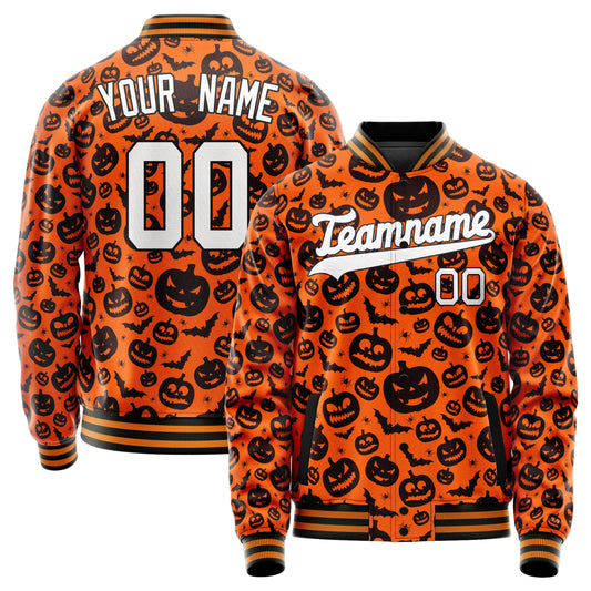 Custom Orange Halloween Jacket JA2240927SK019
