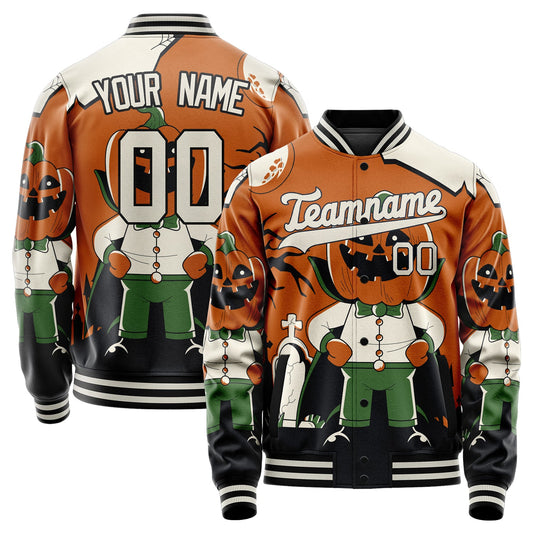 Custom Brown Halloween Jacket JA2240927SK029