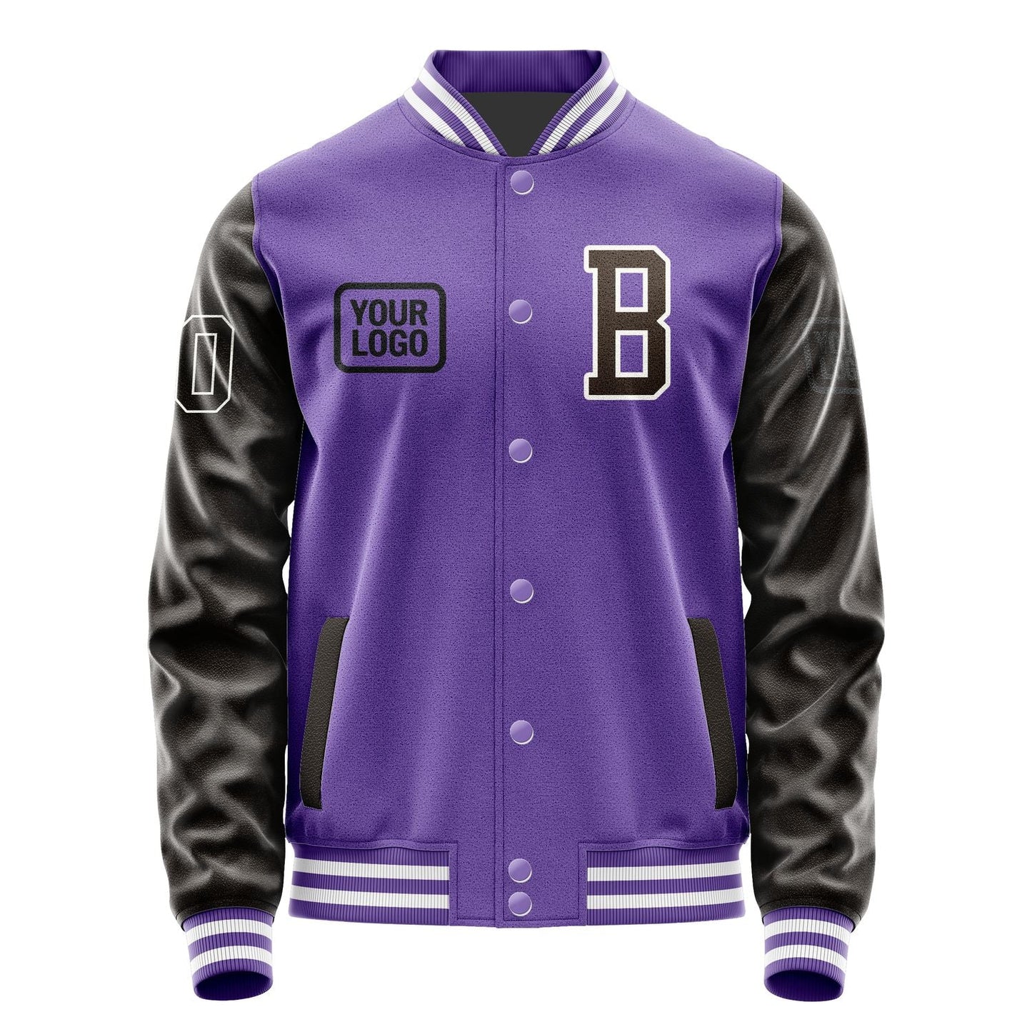 Custom Light Purple Brown Jacket JA232301231818010118