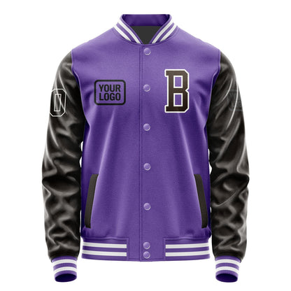 Custom Light Purple Brown Jacket JA232301231818010118