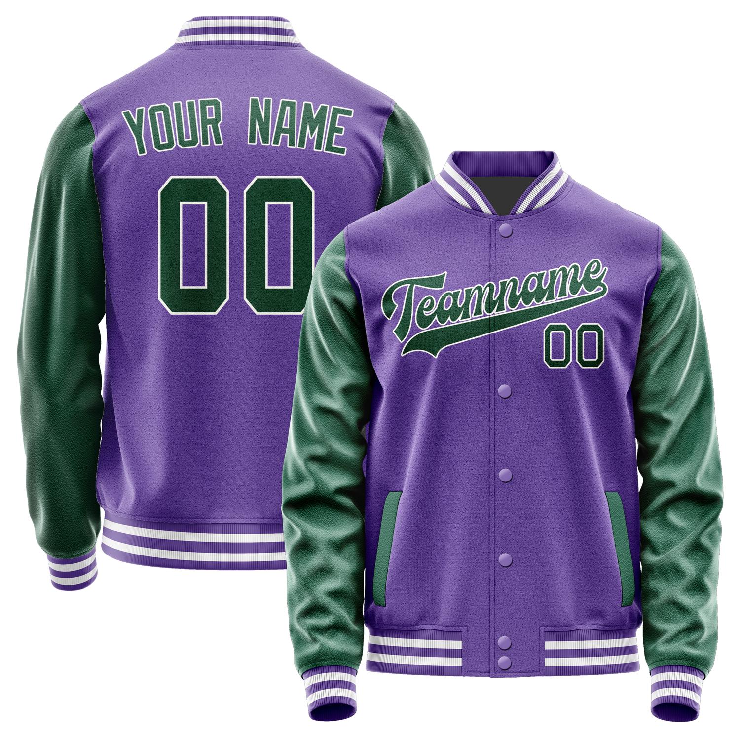 Custom Light Purple Green Jacket JA2323052318B31805