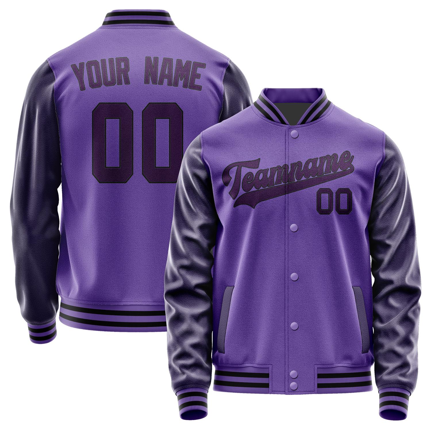 Custom Light Purple Purple Jacket JA2323072317B31707
