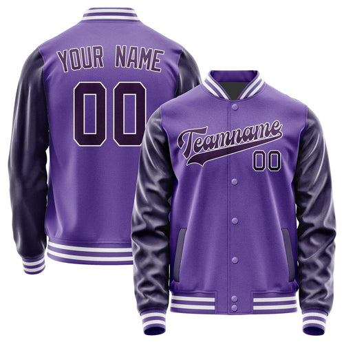 Custom Light Purple Purple Jacket JA2323072318B31807