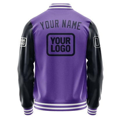 Custom Light Purple Navy Jacket JA232311231818111118
