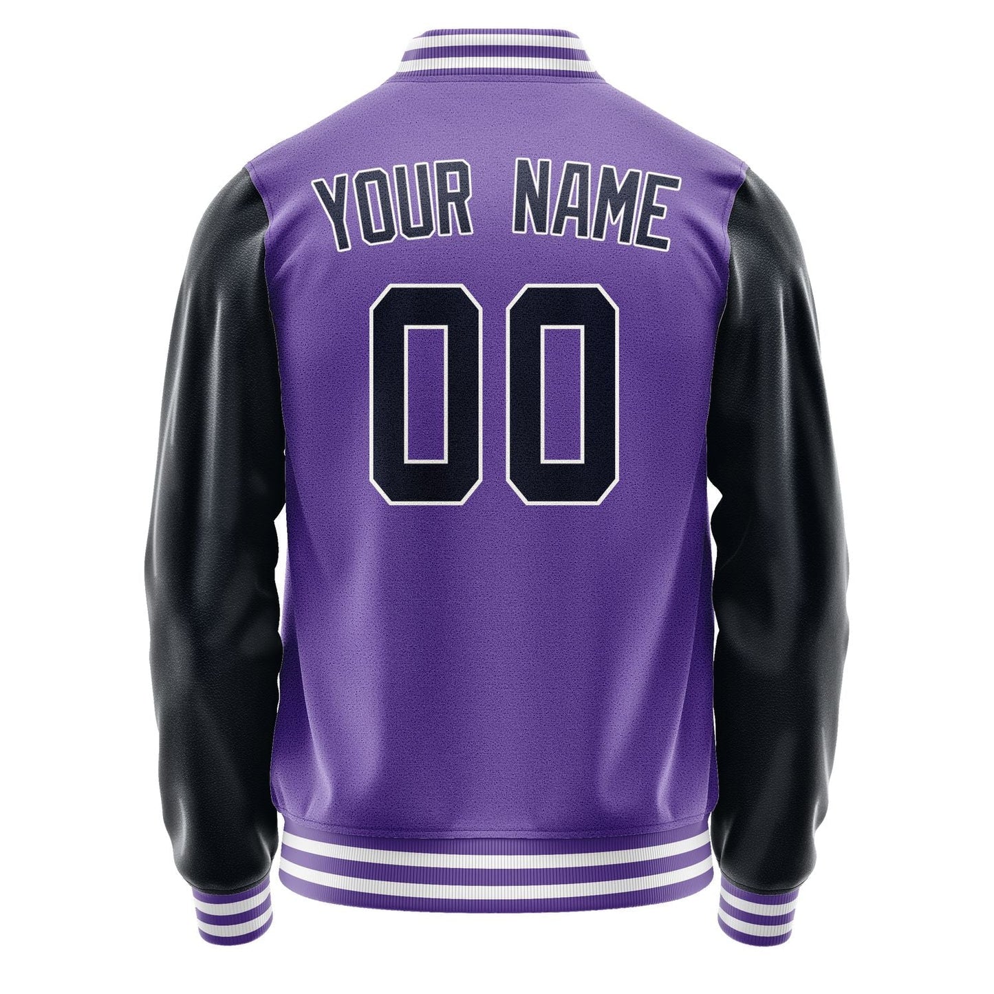 Custom Light Purple Navy Jacket JA2323112318B31811