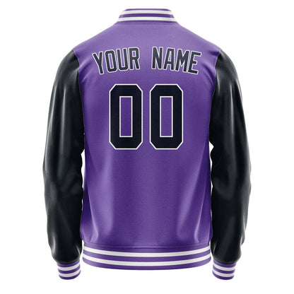 Custom Light Purple Navy Jacket JA2323112318B31811