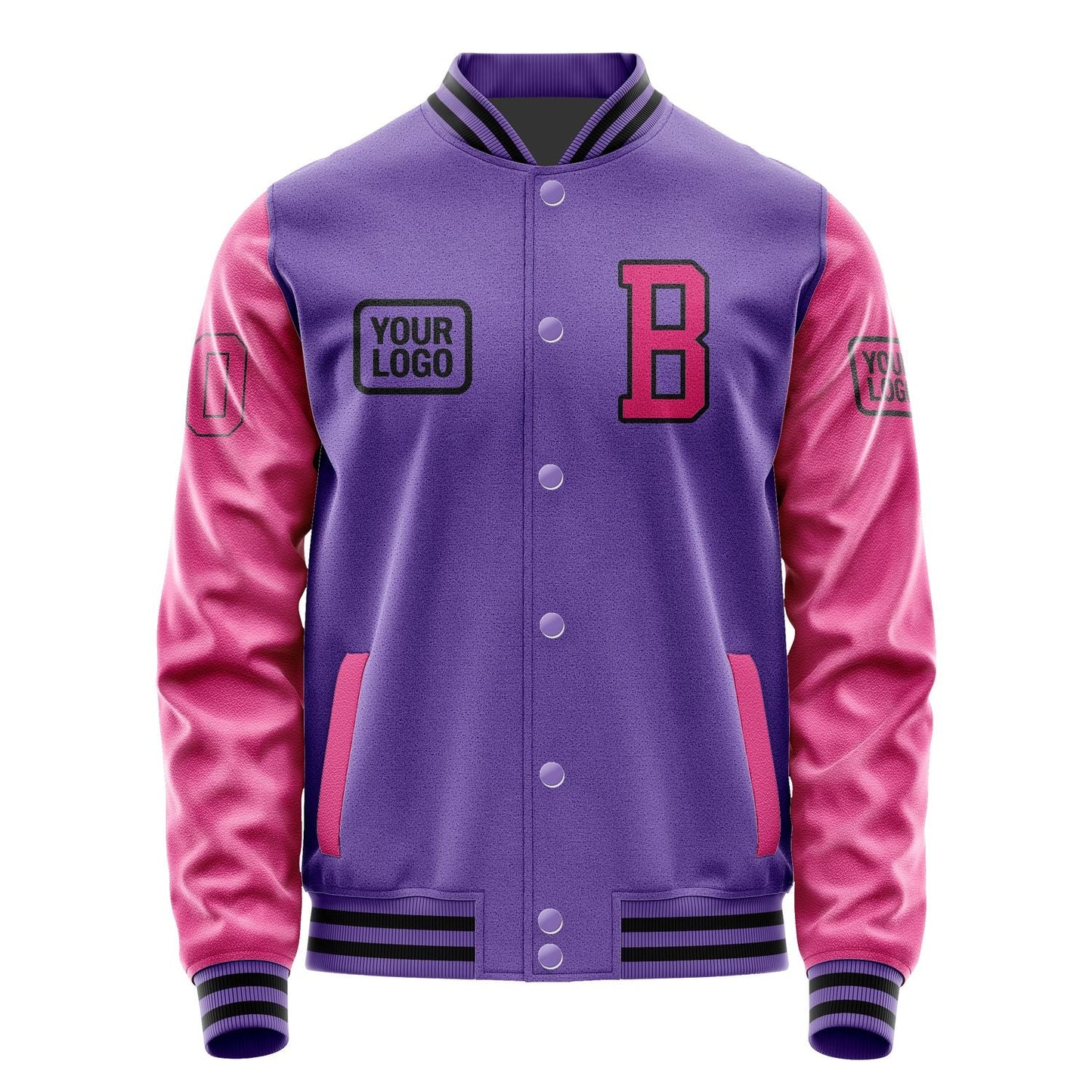 Custom Light Purple Pink Jacket JA232313231717131317