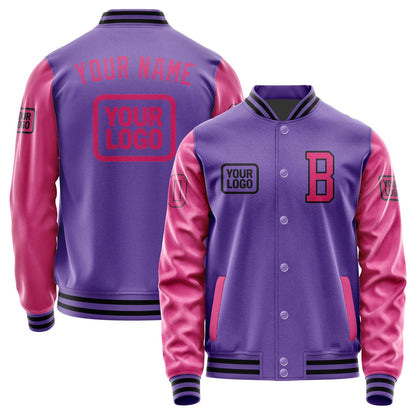 Custom Light Purple Pink Jacket JA232313231717131317