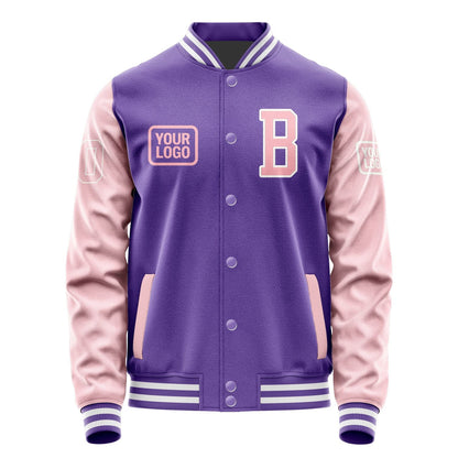 Custom Light Purple Light Pink Jacket JA232321231818212118