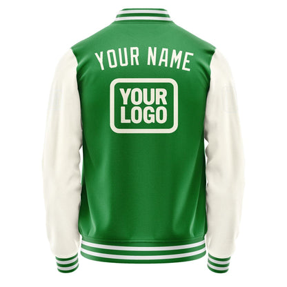 Custom Emerald Green Cream Jacket JA242403241818030318