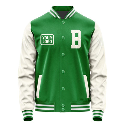 Custom Emerald Green Cream Jacket JA242403241818030318