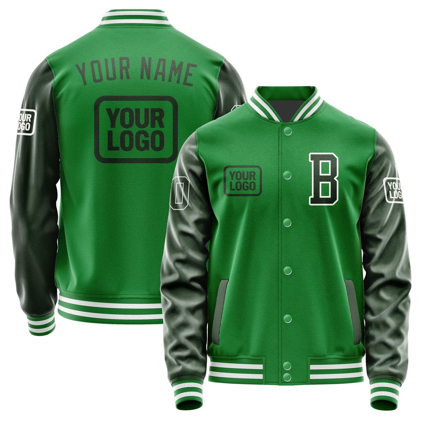 Custom Emerald Green Dark Green Jacket JA242406241818060618