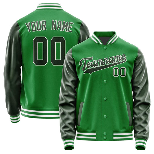 Custom Emerald Green Dark Green Jacket JA2424062418B31806