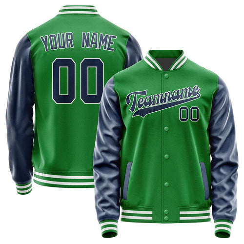 Custom Emerald Green Blue Jacket JA2424102418B31810