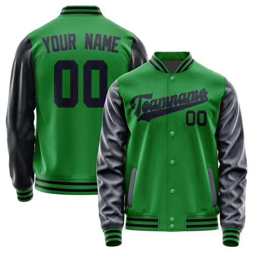Custom Emerald Green Navy Jacket JA2424112417B31711