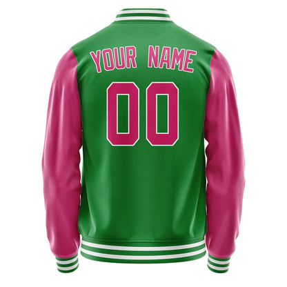 Custom Emerald Green Pink Jacket JA2424132418B31813
