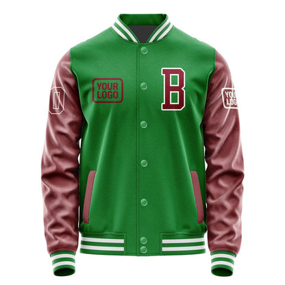 Custom Emerald Green Crimson Red Jacket JA242415241818151518