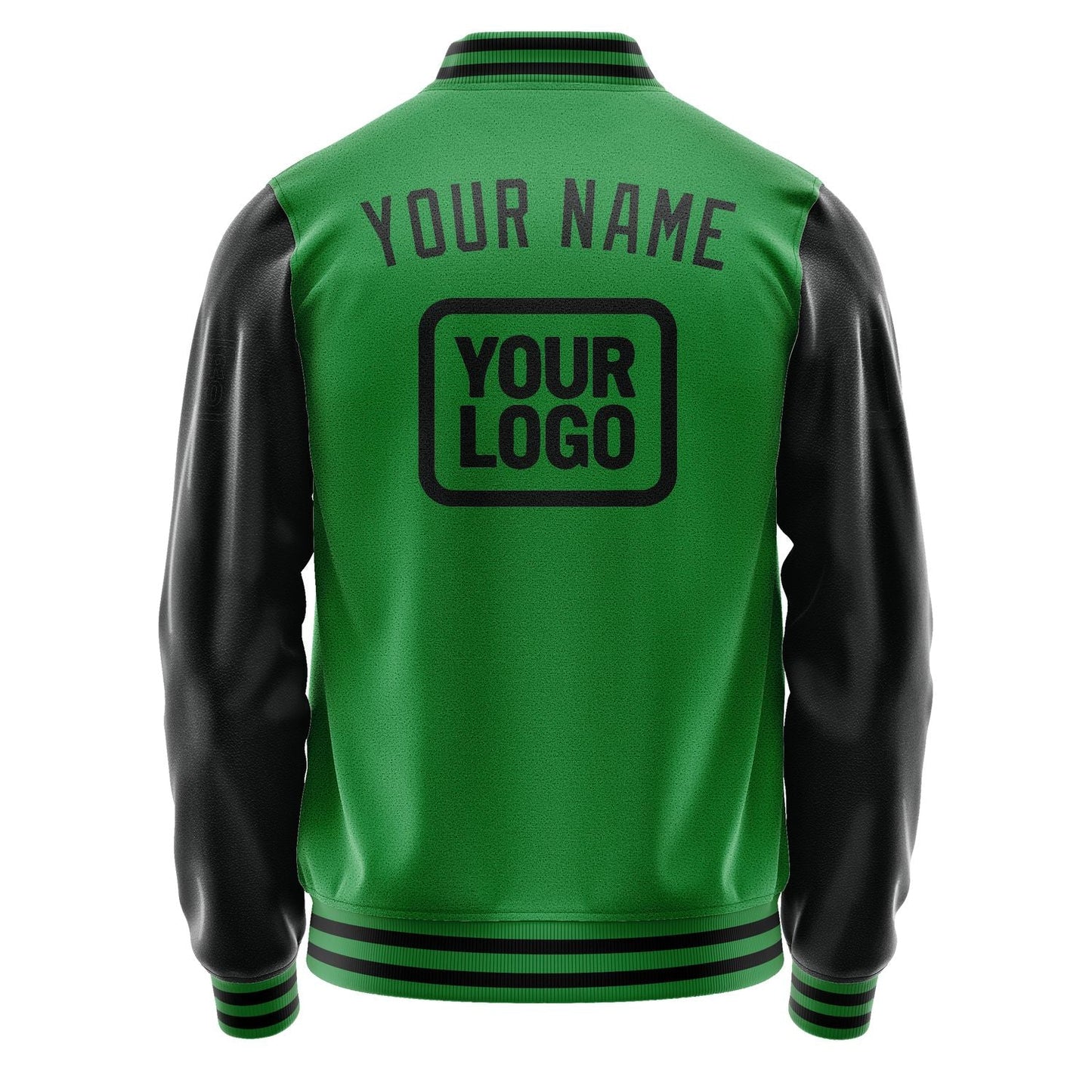 Custom Emerald Green Black Jacket JA242417241717171717